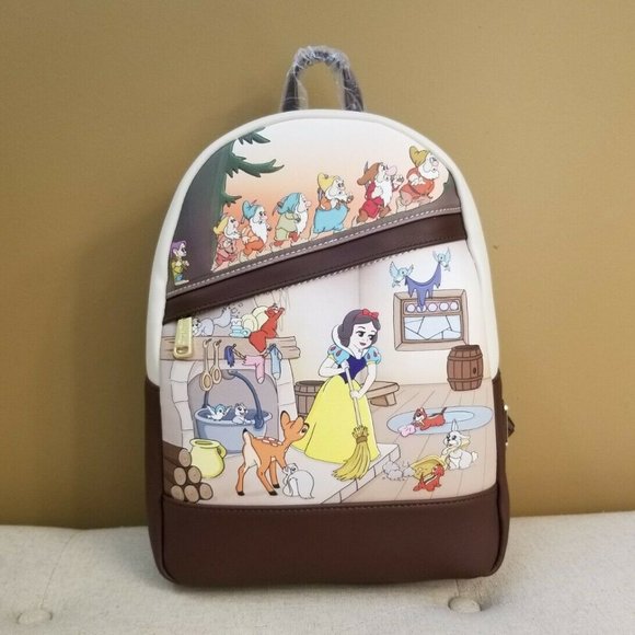 Loungefly Disney Snow White Seven Dwarfs Animal Backpack NEW main image 6